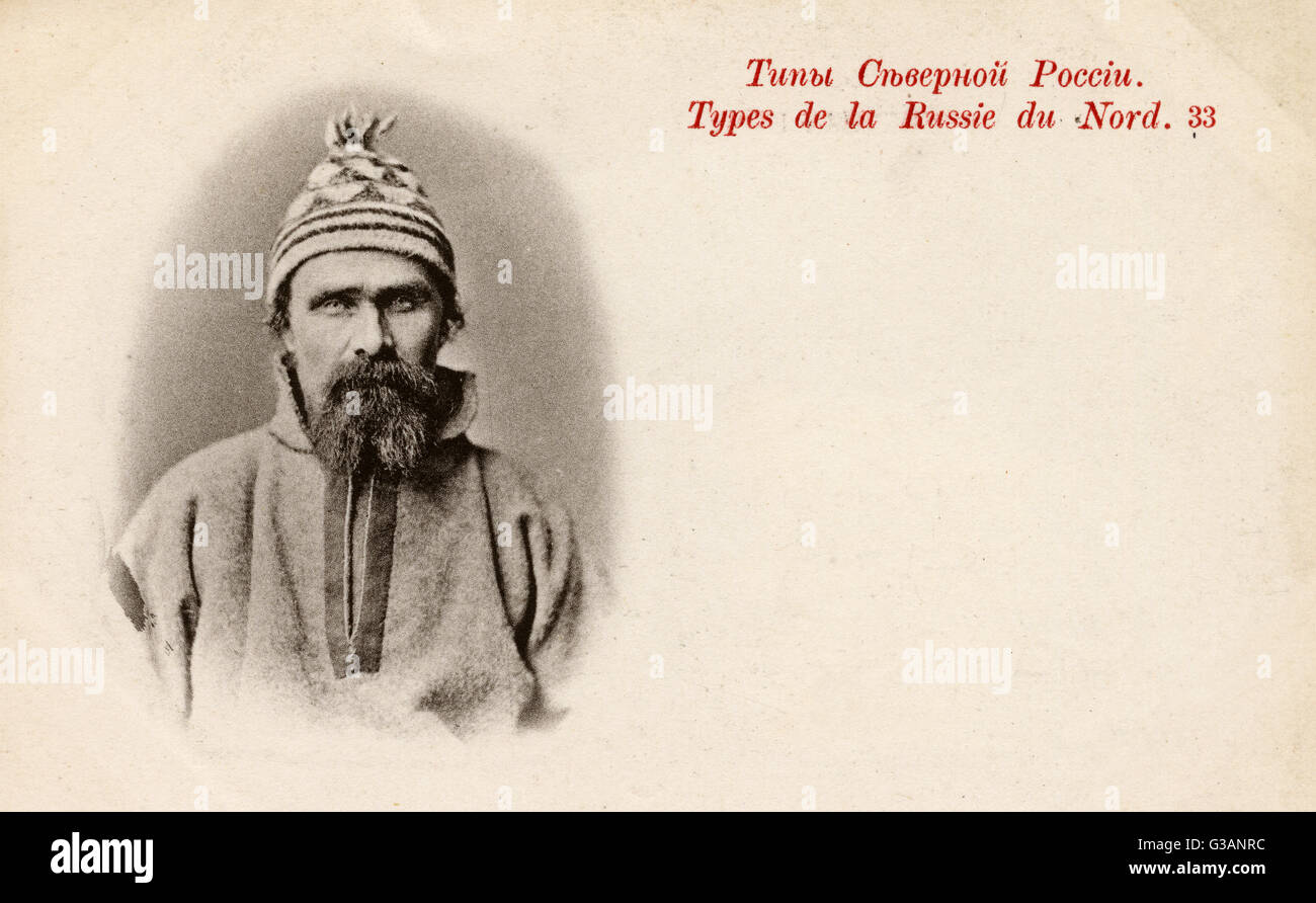 Physionomie - Type russe du Nord (1/2) Banque D'Images