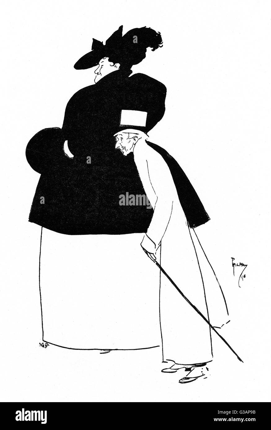 Couple improbable de différences physiques - Hyères, France Banque D'Images