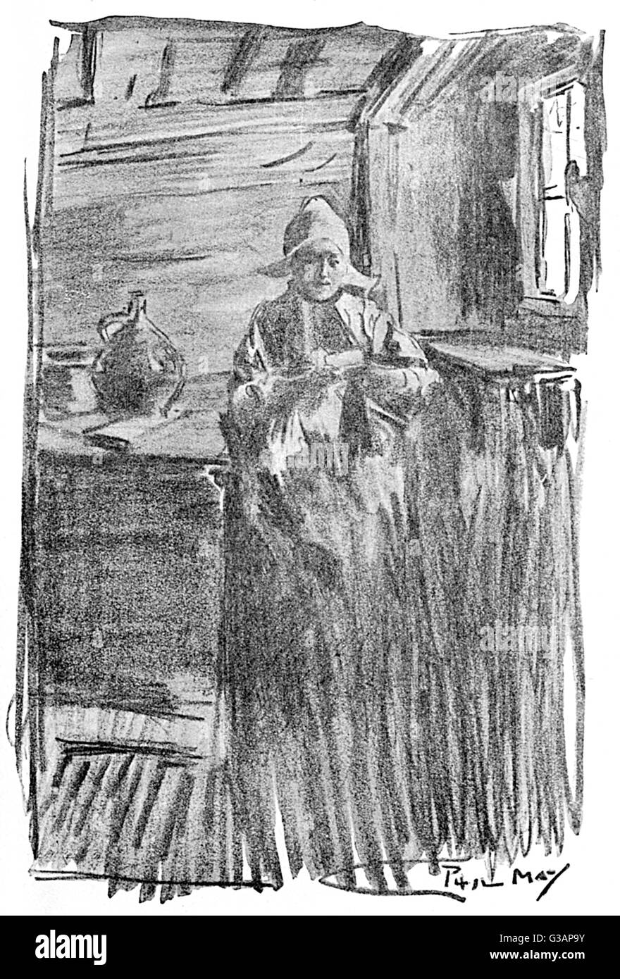 Étude d'un intérieur de chalet en Hollande Banque D'Images