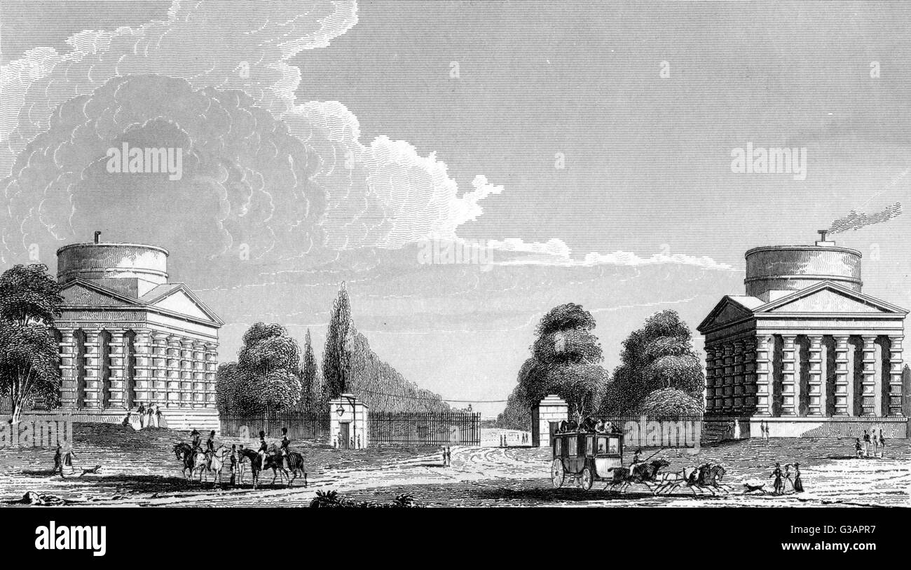 Paris, France - Barrière de l'Etoile, de Neuilly. Banque D'Images