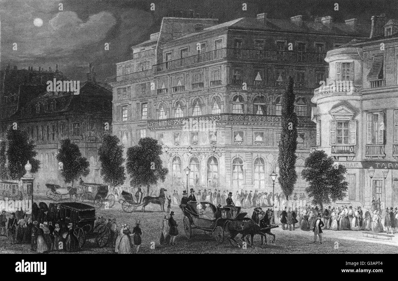 Paris, France - Grands Boulevards. Banque D'Images