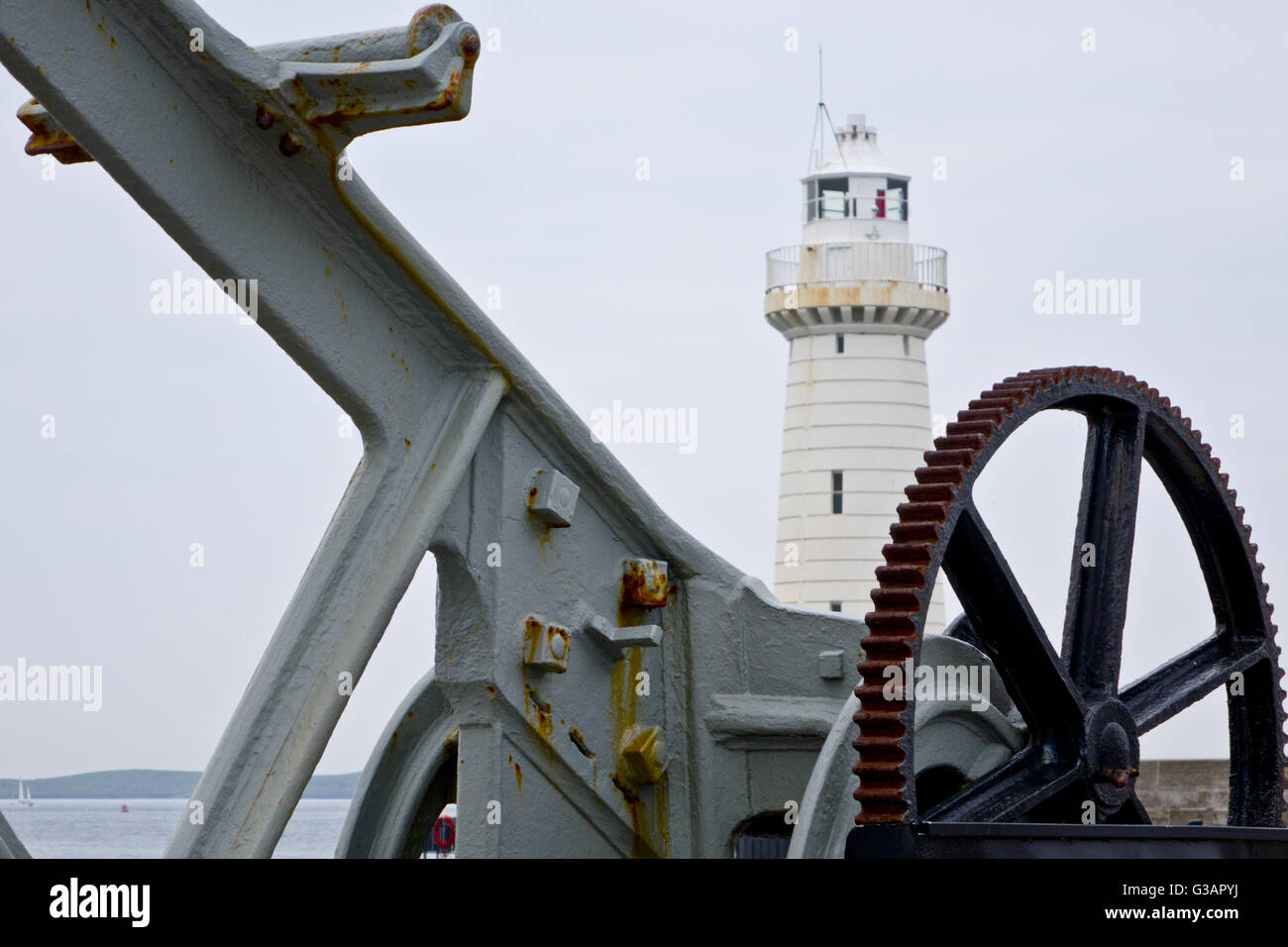 Phare de Donaghadee Banque D'Images