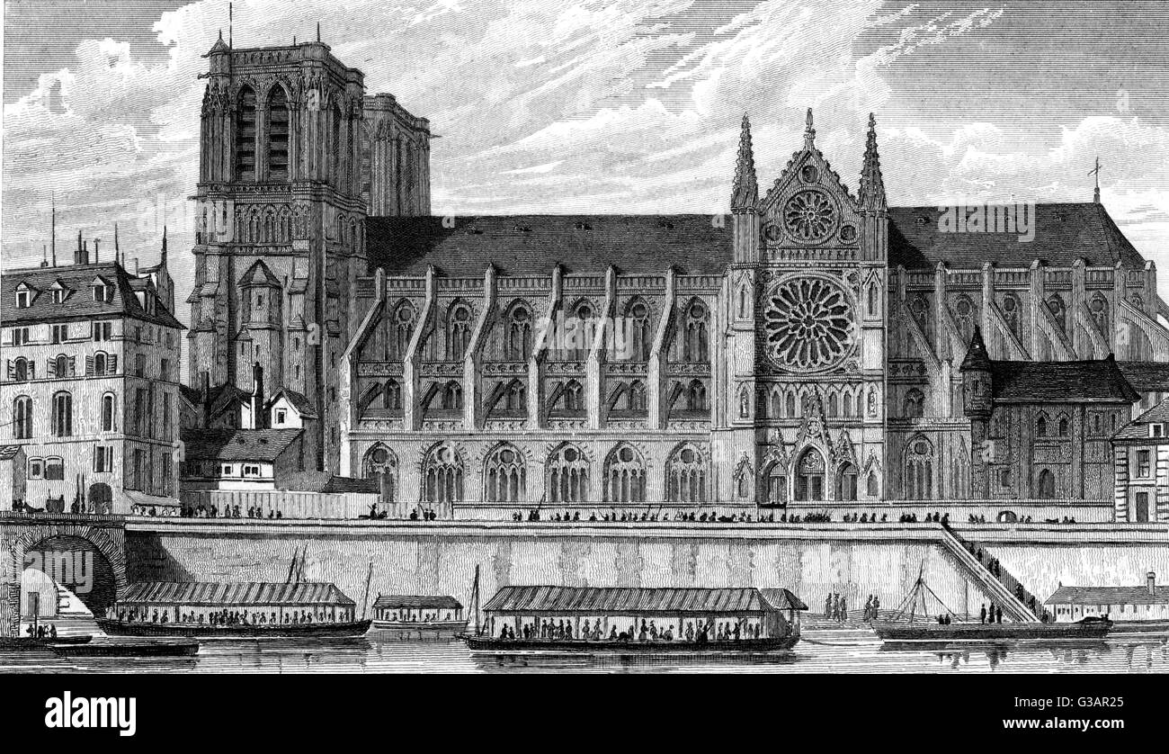 Paris, France - notre-Dame. Banque D'Images