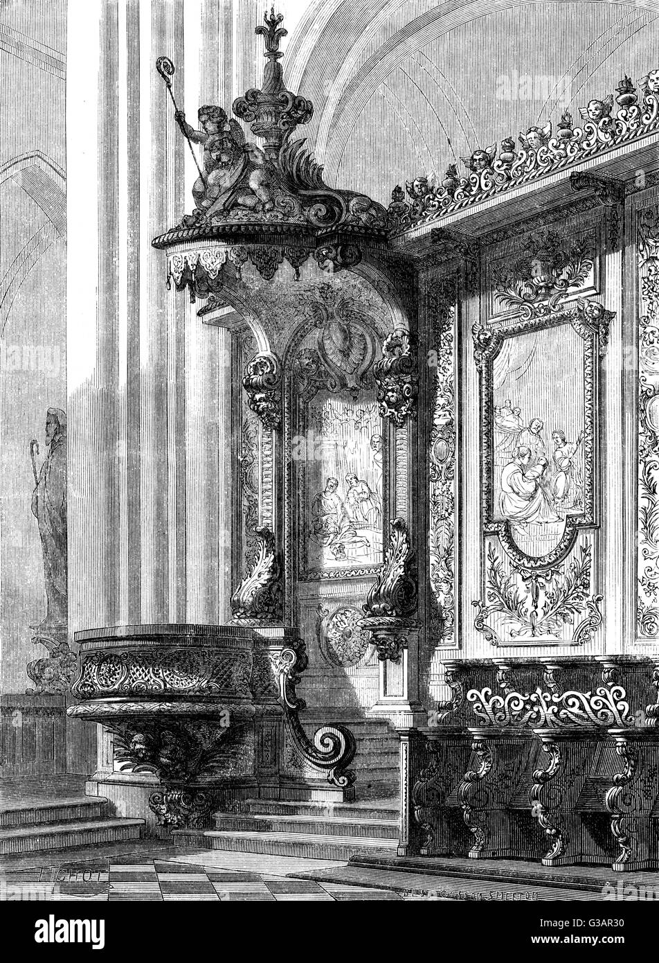 Paris, France - notre-Dame. Banque D'Images