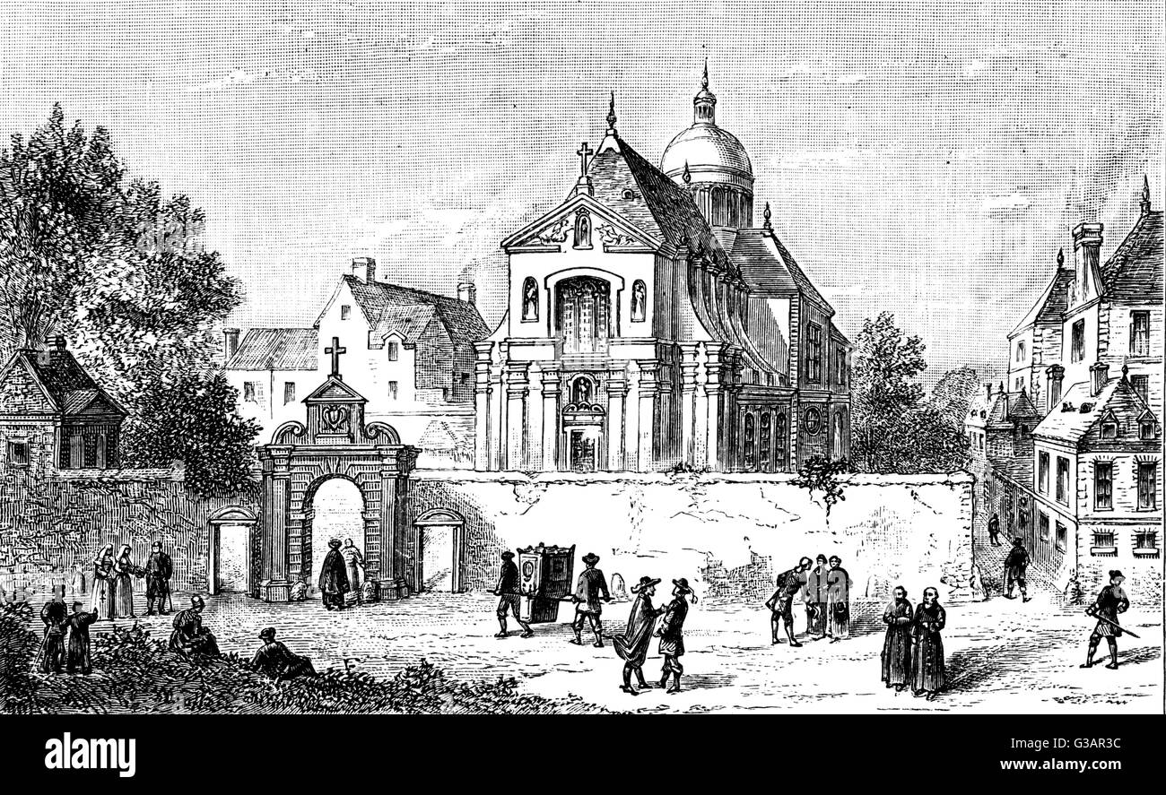 Paris, France - l'église des Carmes. Date : 17e siècle Banque D'Images