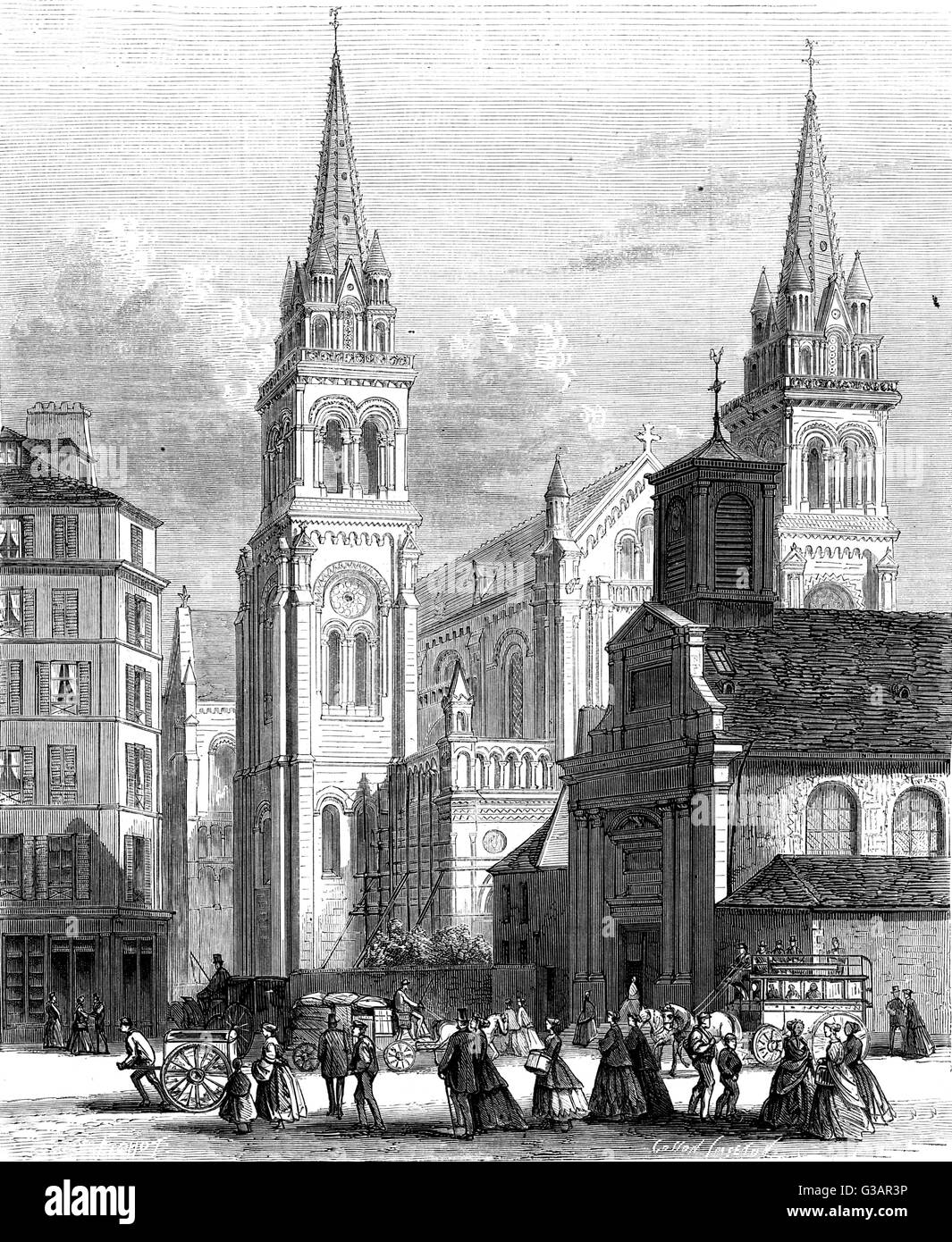 Paris, France - Eglise Saint Ambroise. Banque D'Images