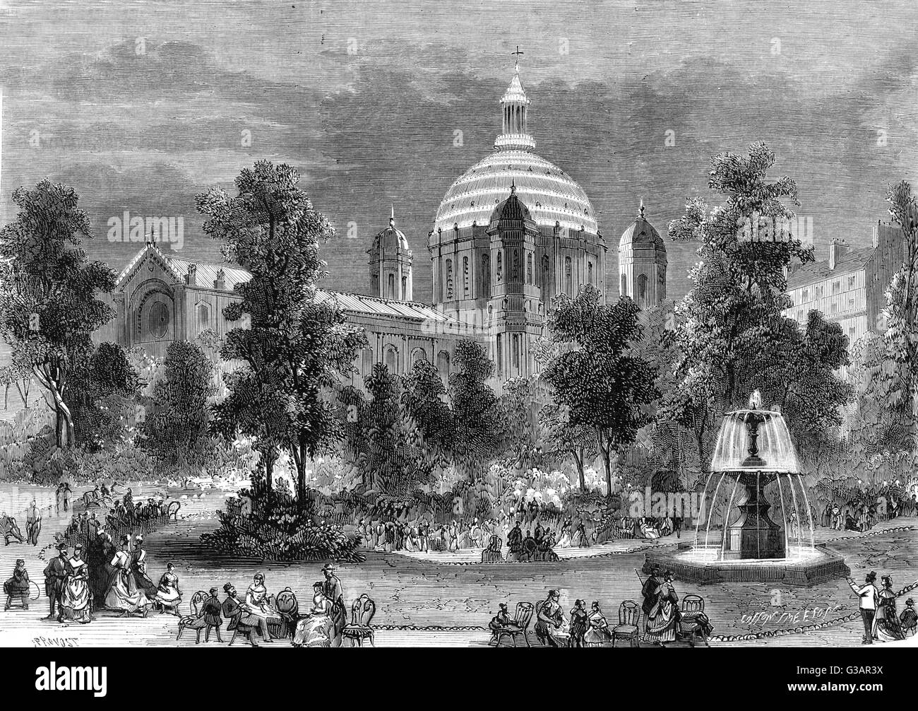 Paris, France - Eglise Saint Augustin Banque D'Images