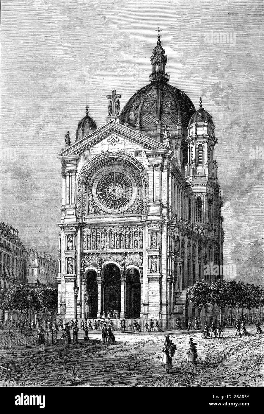 Paris, France - Eglise Saint Augustin Banque D'Images