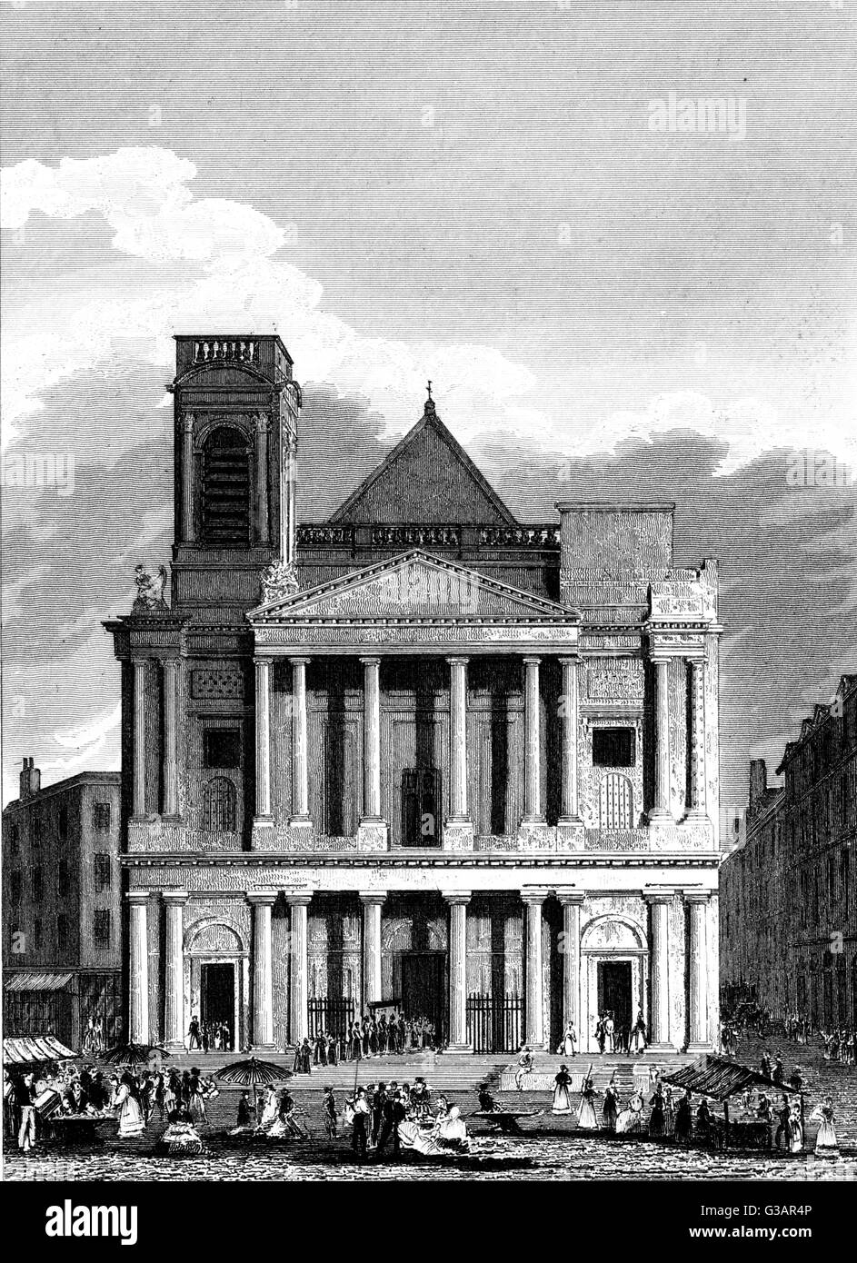 Paris, France - Église Saint-Eustache. Banque D'Images