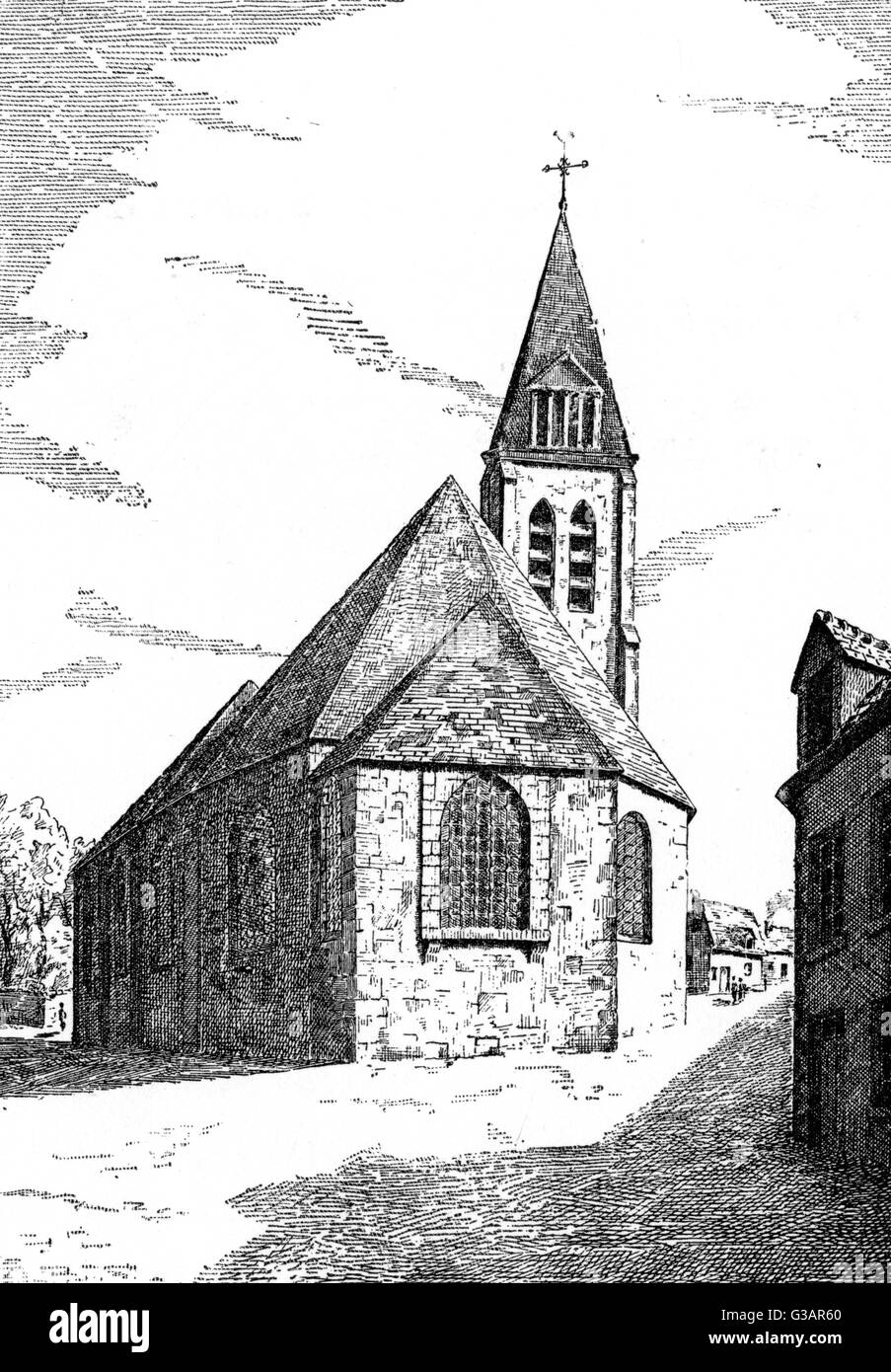 Paris, France - Église de Vaugirard. Banque D'Images