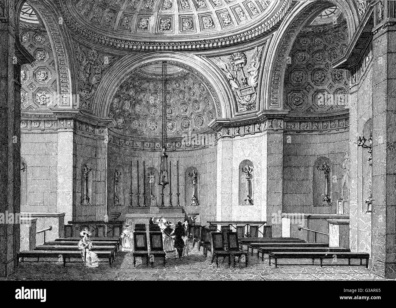 Paris, France - Chapelle Expiatoire de Louis XVI Banque D'Images