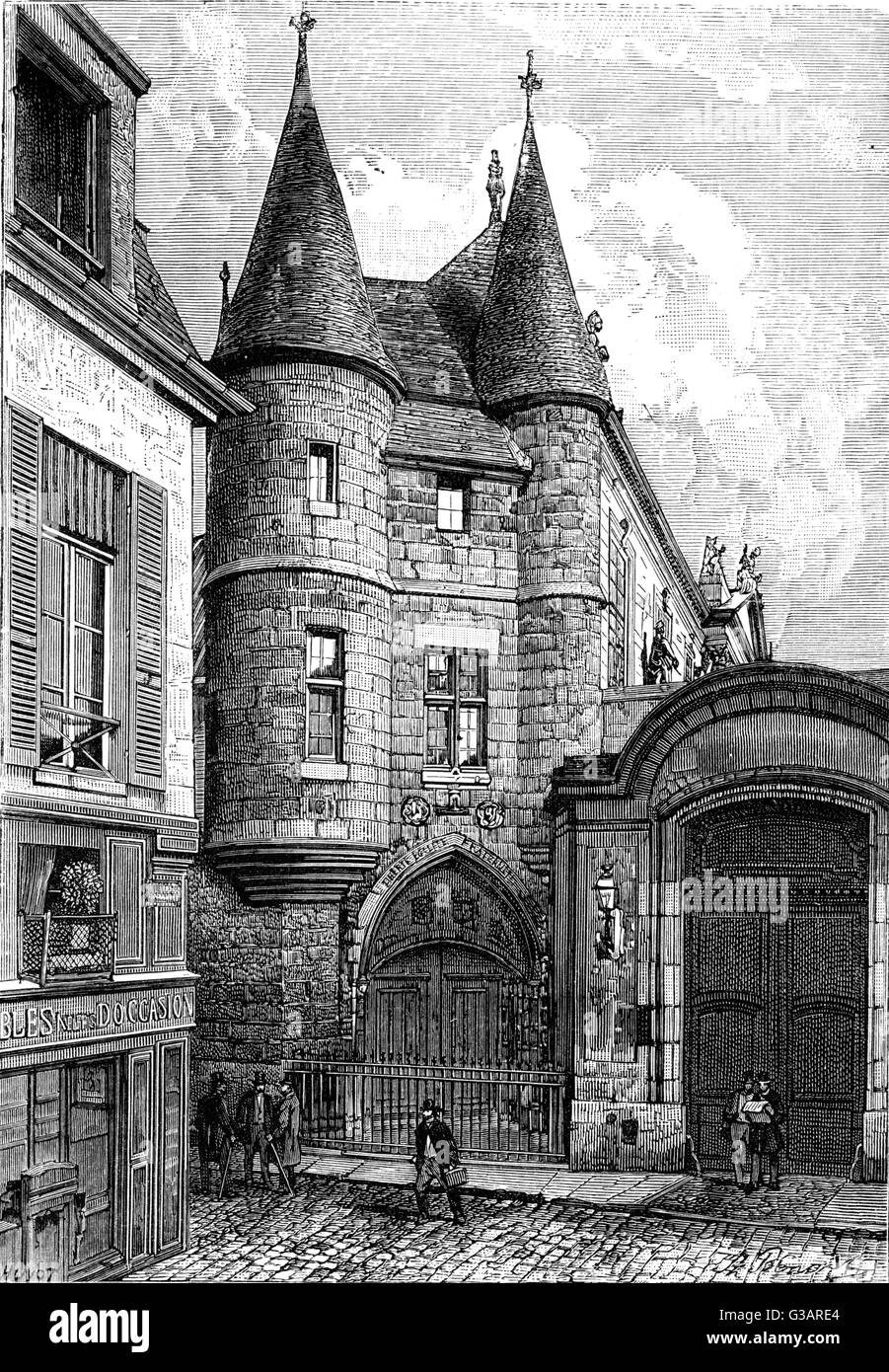 Paris, France - Hôtel de guise. Banque D'Images Paris, France - Hôtel de guise. Banque D'Images