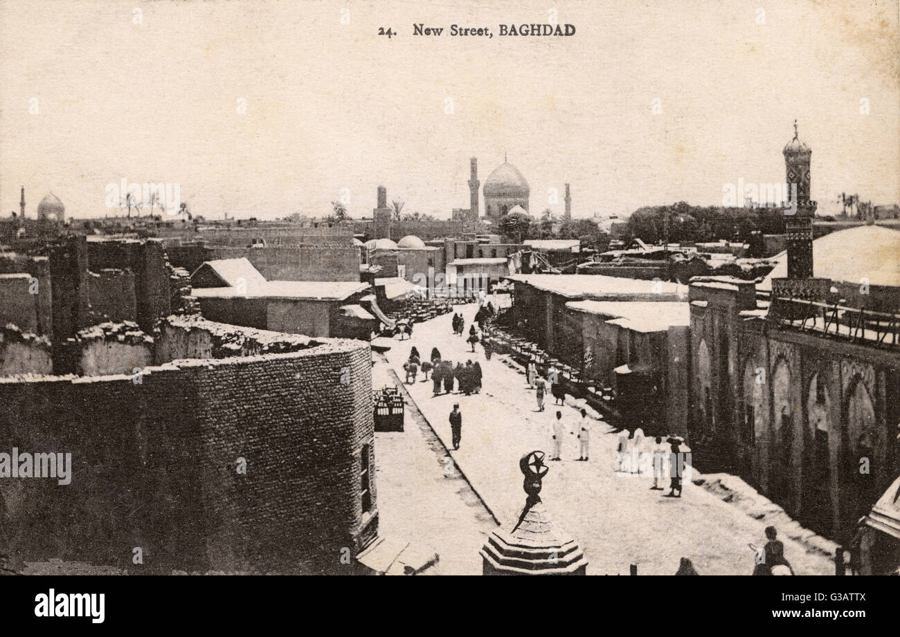 Bagdad, Irak - Nouvelle rue Banque D'Images