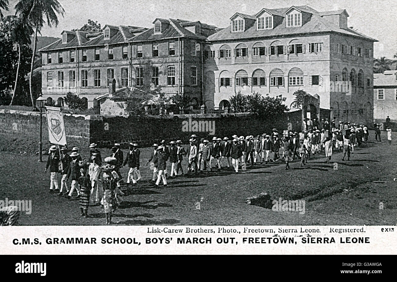 CMS Grammar School, Freetown, Sierra Leone Banque D'Images