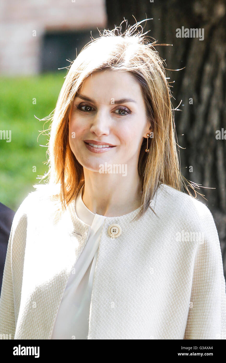 Letiiza la réunion annuelle du Conseil de la résidence des étudiants à Madrid, Espagne, le 9 juin 2016.Photo de par Archie Andrews/ABACAPRESS.COM Banque D'Images