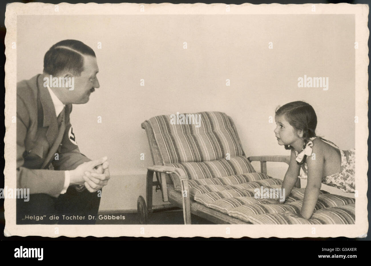 HITLER ET GOEBBELS DTR. Banque D'Images