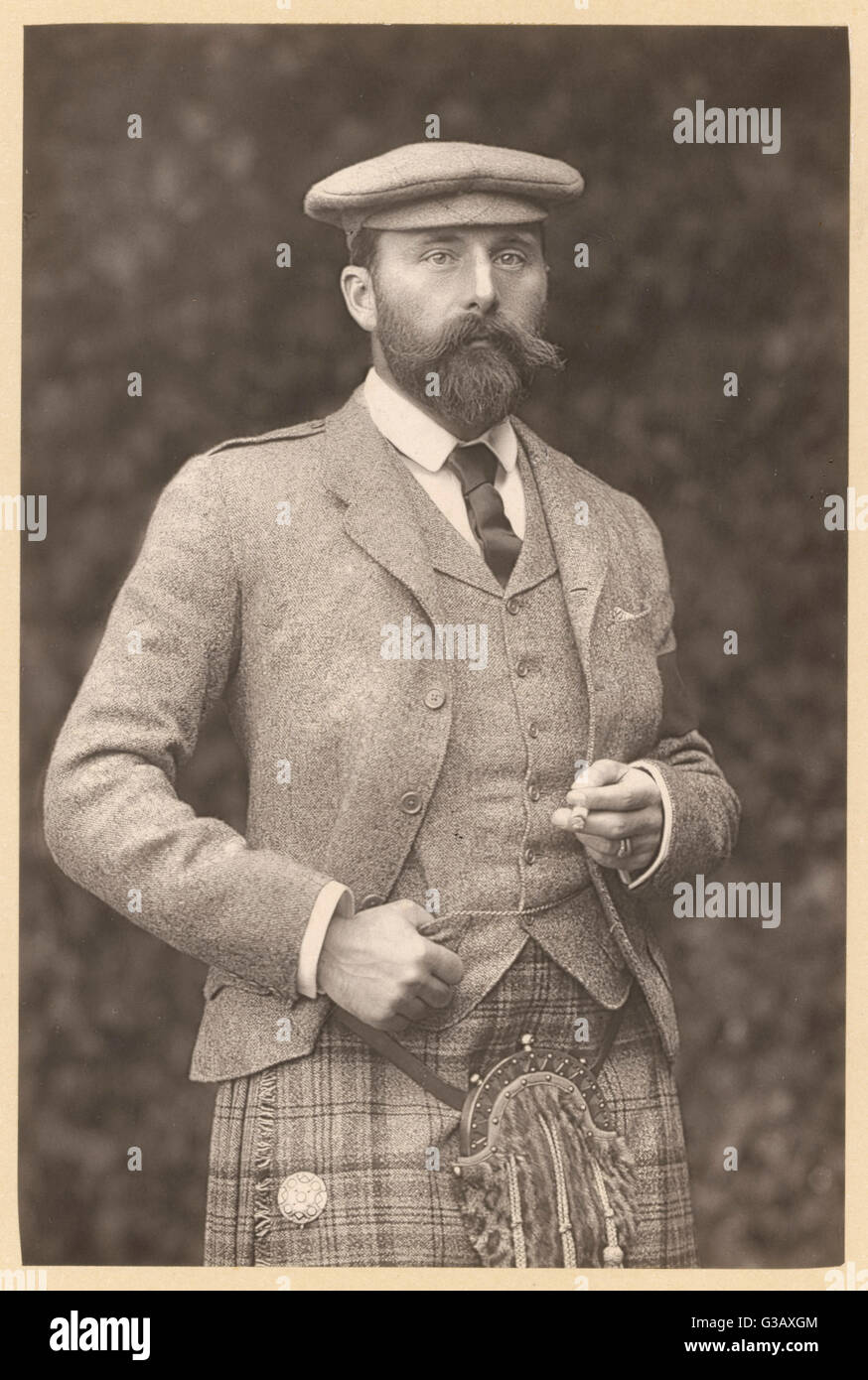 HENRY PRINCE DE BATTENBERG, royal allemand qui est devenu fils- à Victoria en épousant sa fille Béatrice en 1885 Date : 1858 - 1896 Banque D'Images