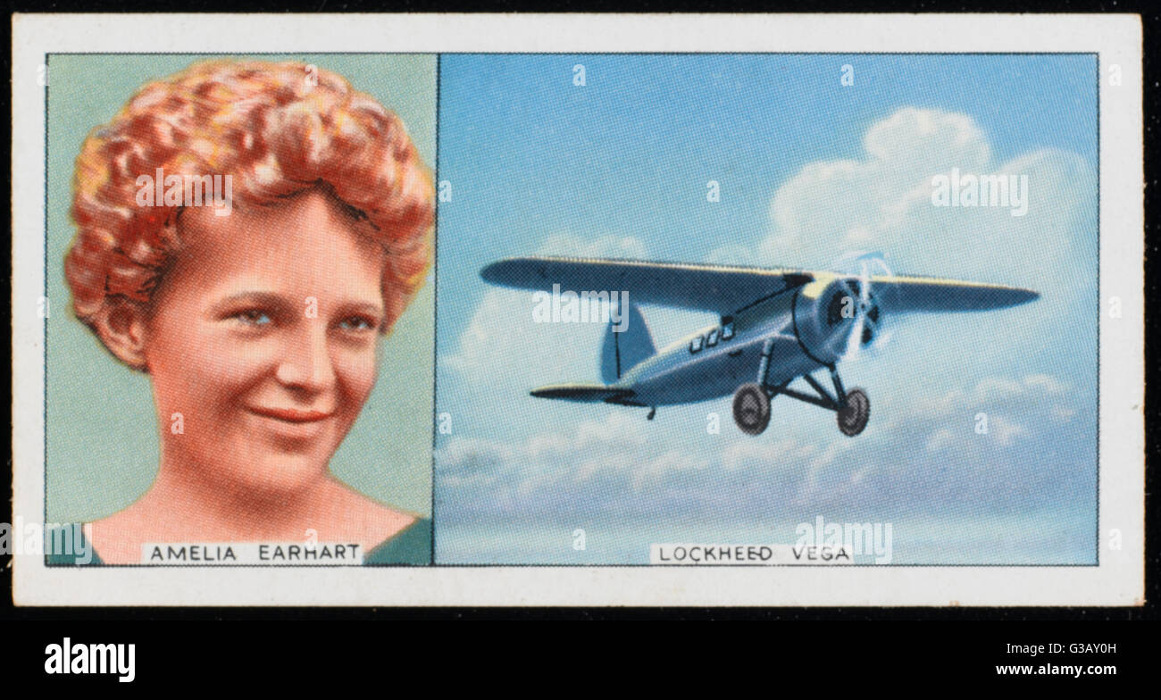 Earhart - Lockheed Vega Banque D'Images