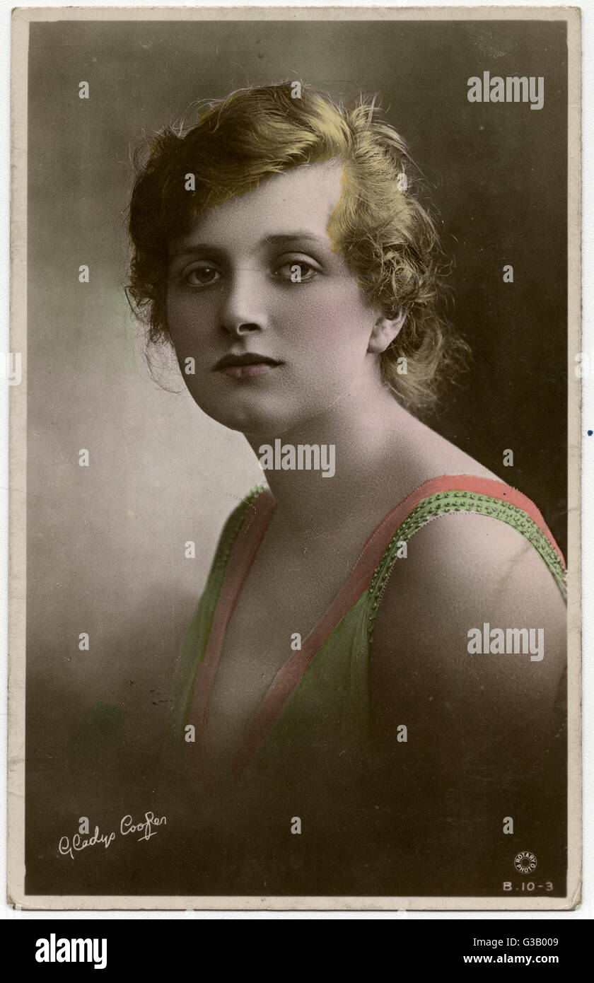 Gladys Cooper Banque D'Images