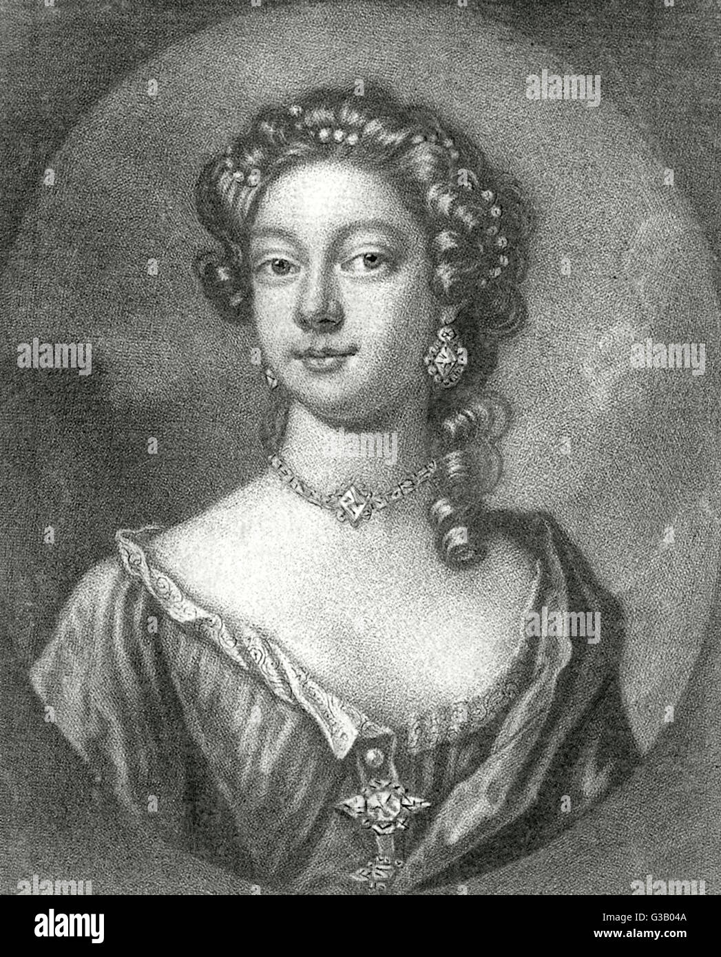 TERESIA CONSTANTIA courtisane Phillips qui a commencé sa carrière à l'âge de 12 ans avec le futur 4e comte de Chesterfield, par la suite, plusieurs fois marié, plusieurs fois pas... Date : 1709 - 1765 Banque D'Images