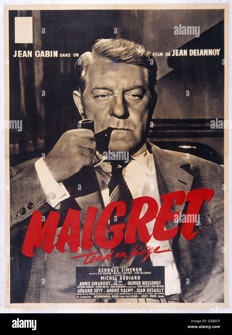 Jean Gabin As Maigret Banque d'image et photos Alamy
