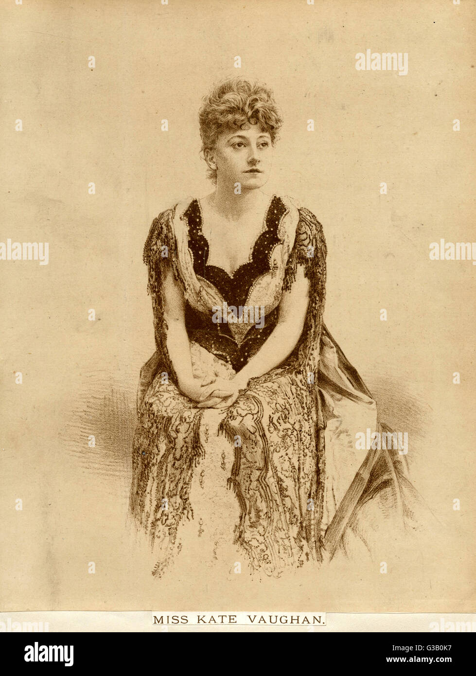 Kate Vaughan Banque D'Images