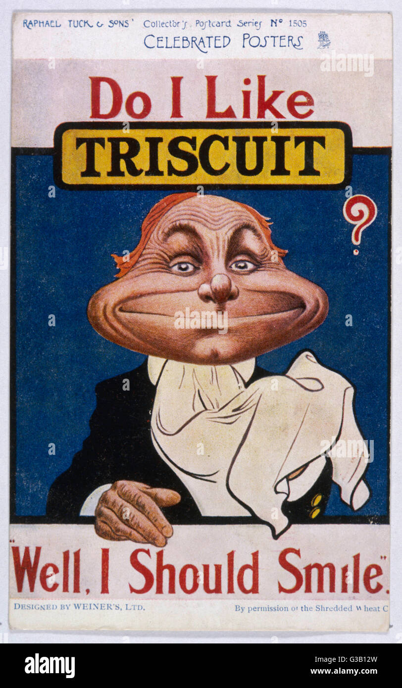 TRISCUIT 1900 Banque D'Images