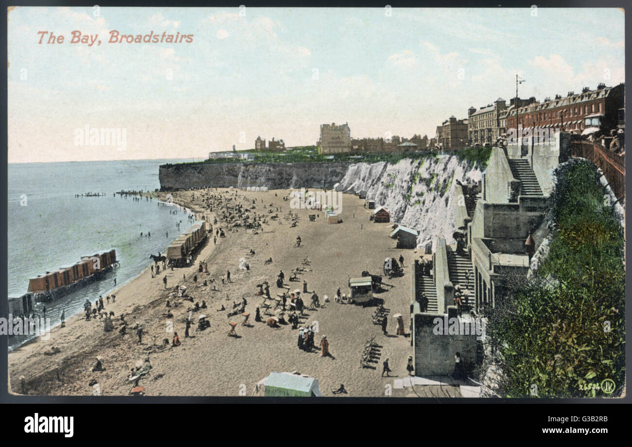 BROADSTAIRS/BAY 1900 Banque D'Images