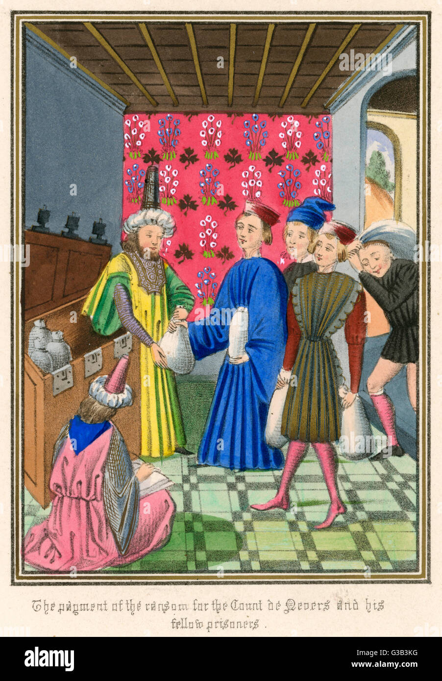 ARGENT RANÇON PAYÉ Banque D'Images