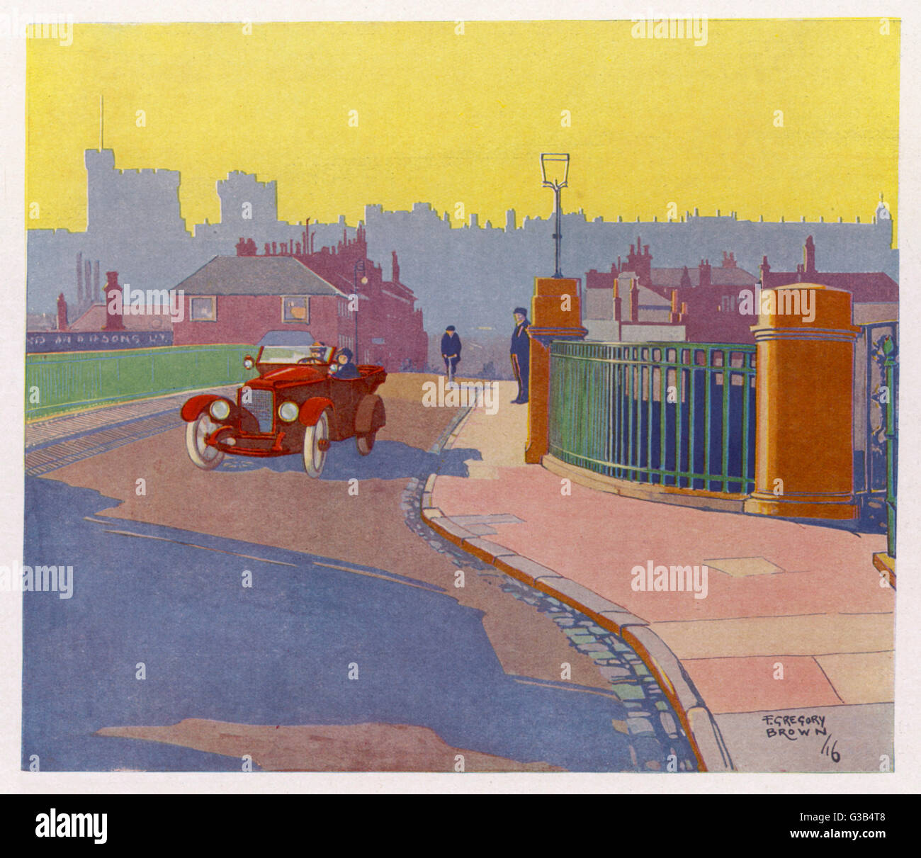 Windsor, Berkshire Date : 1916 Banque D'Images