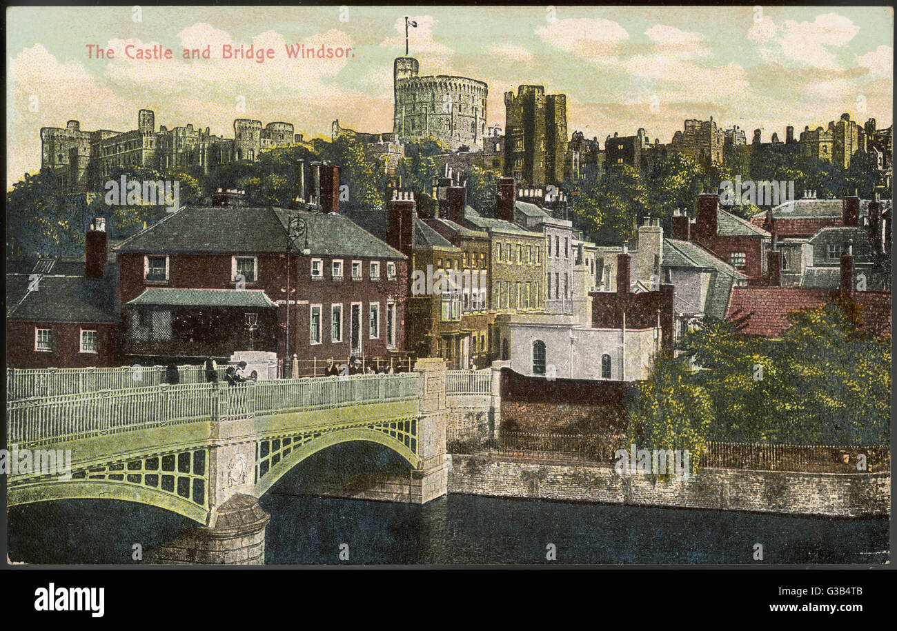 PONT WINDSOR/THAMES Banque D'Images