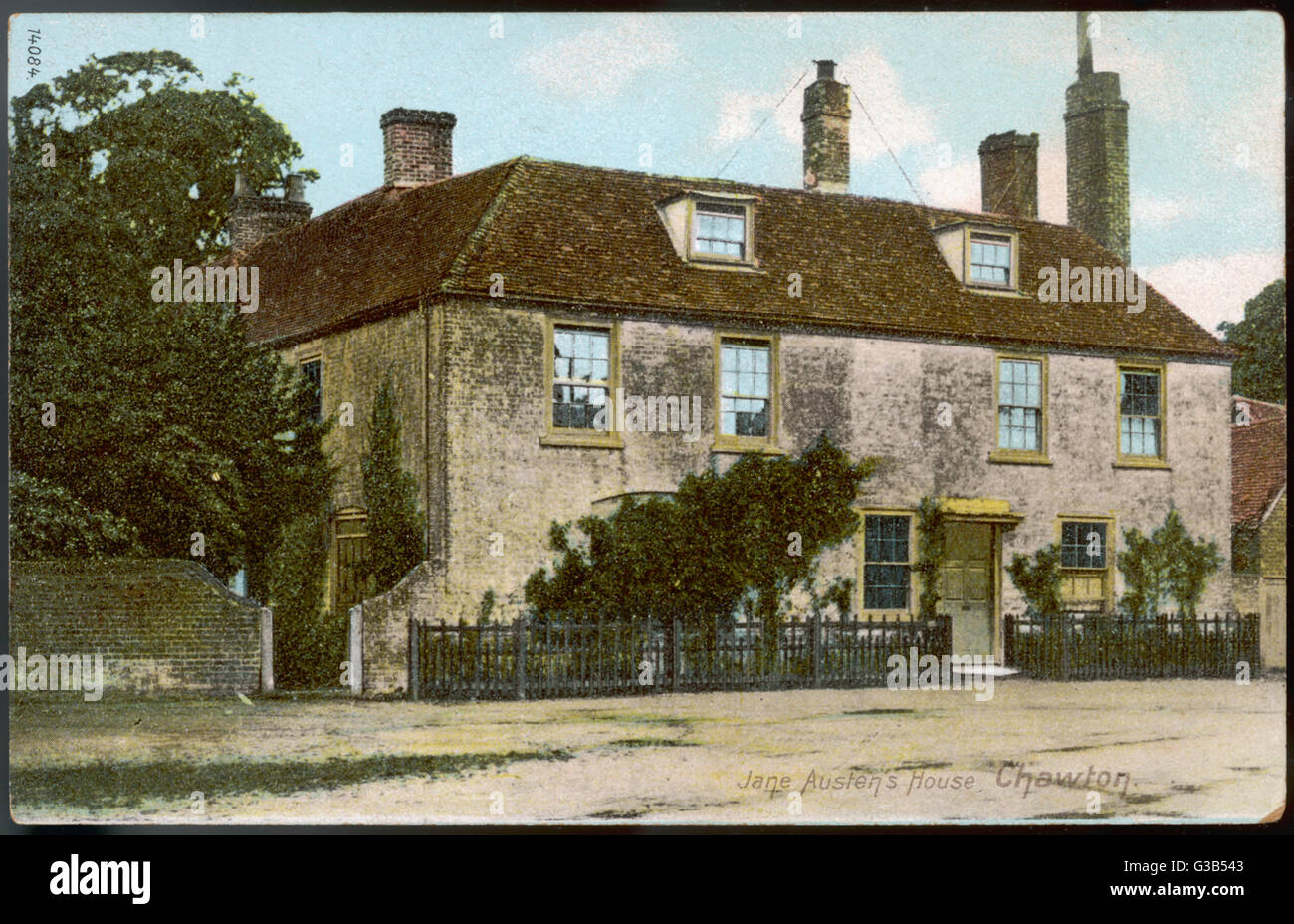 Maison de Jane Austen Banque D'Images