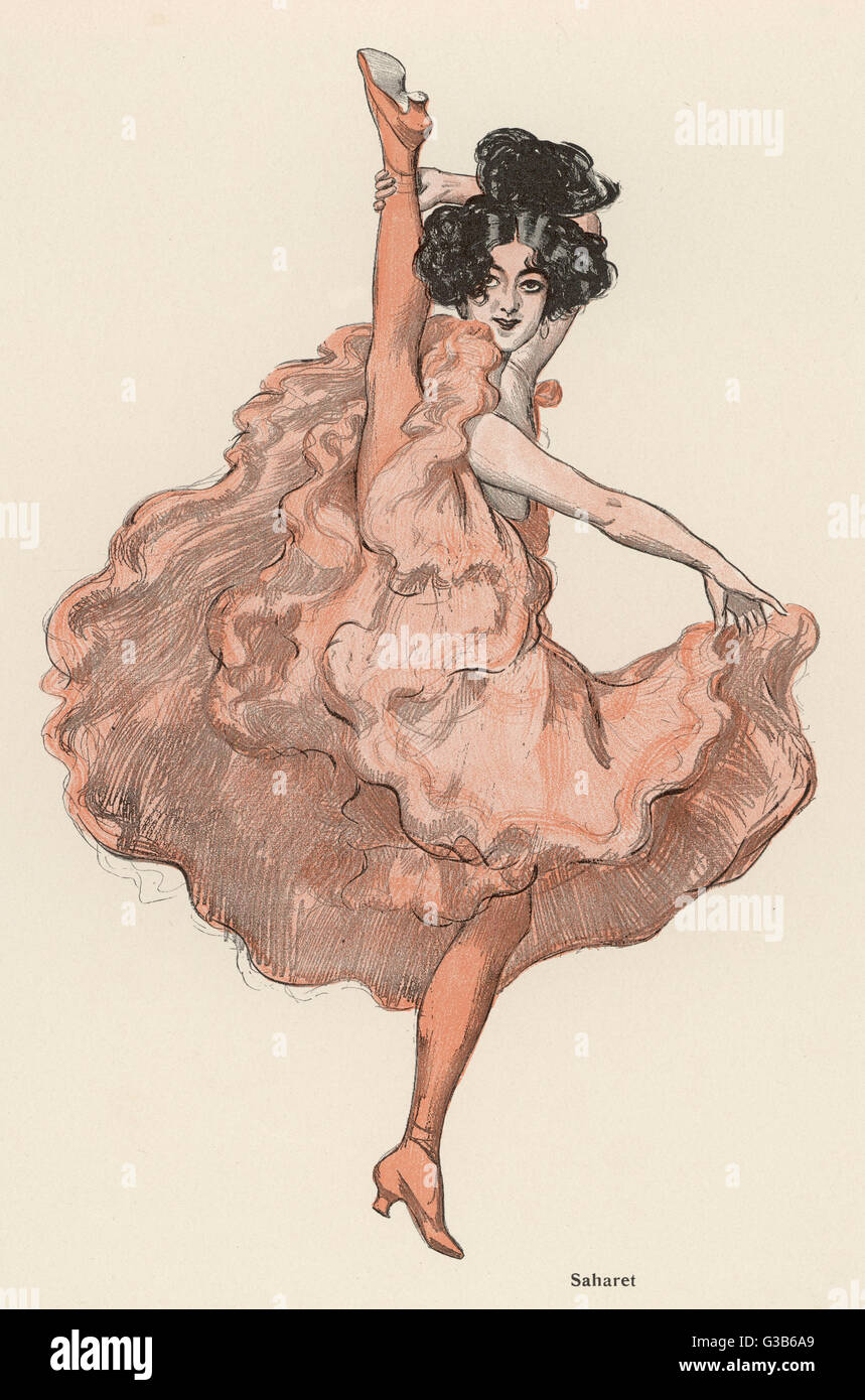 Un coups de Dancer Banque D'Images