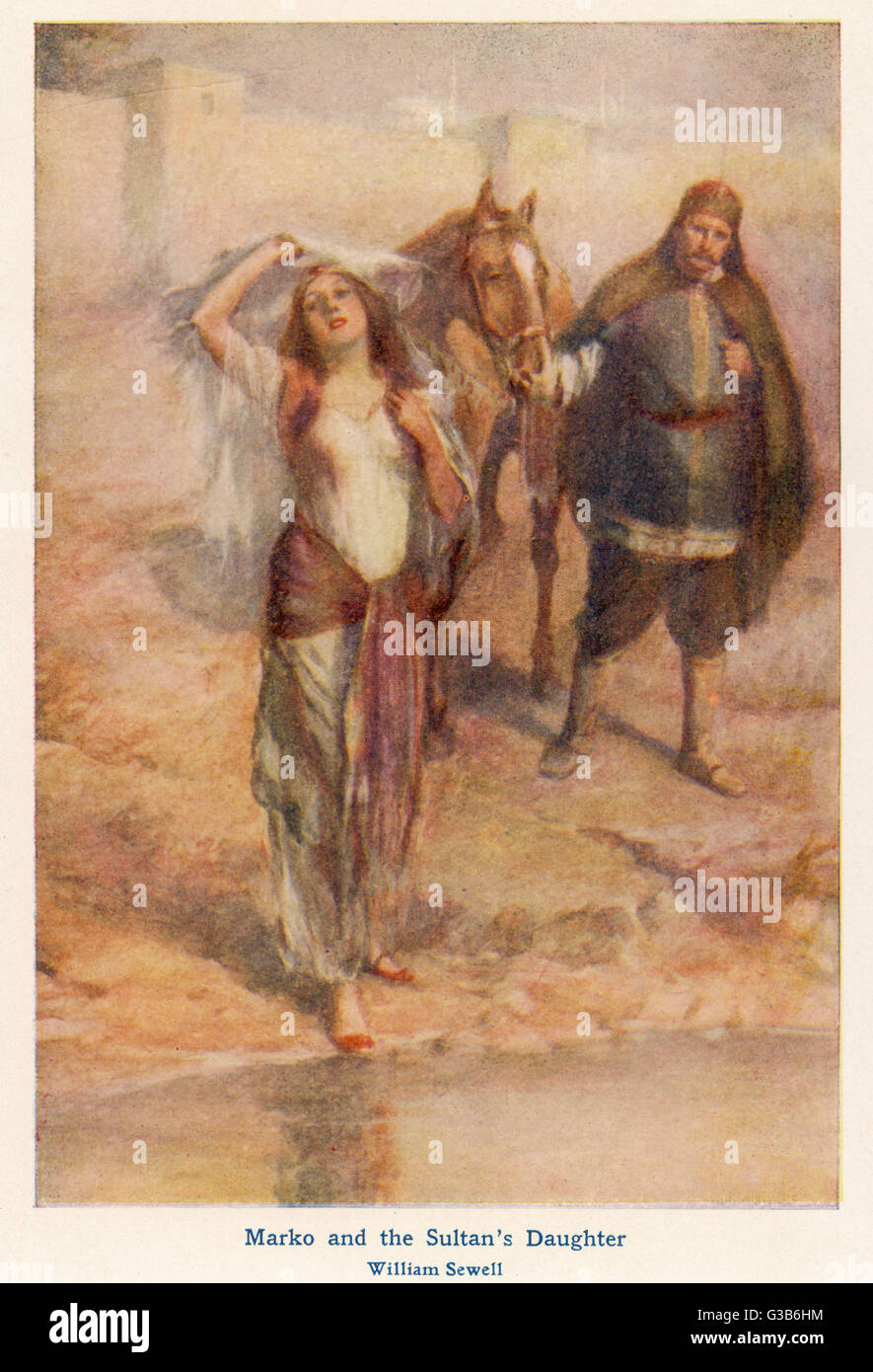 FILLE DE MARKO/SULTAN Banque D'Images