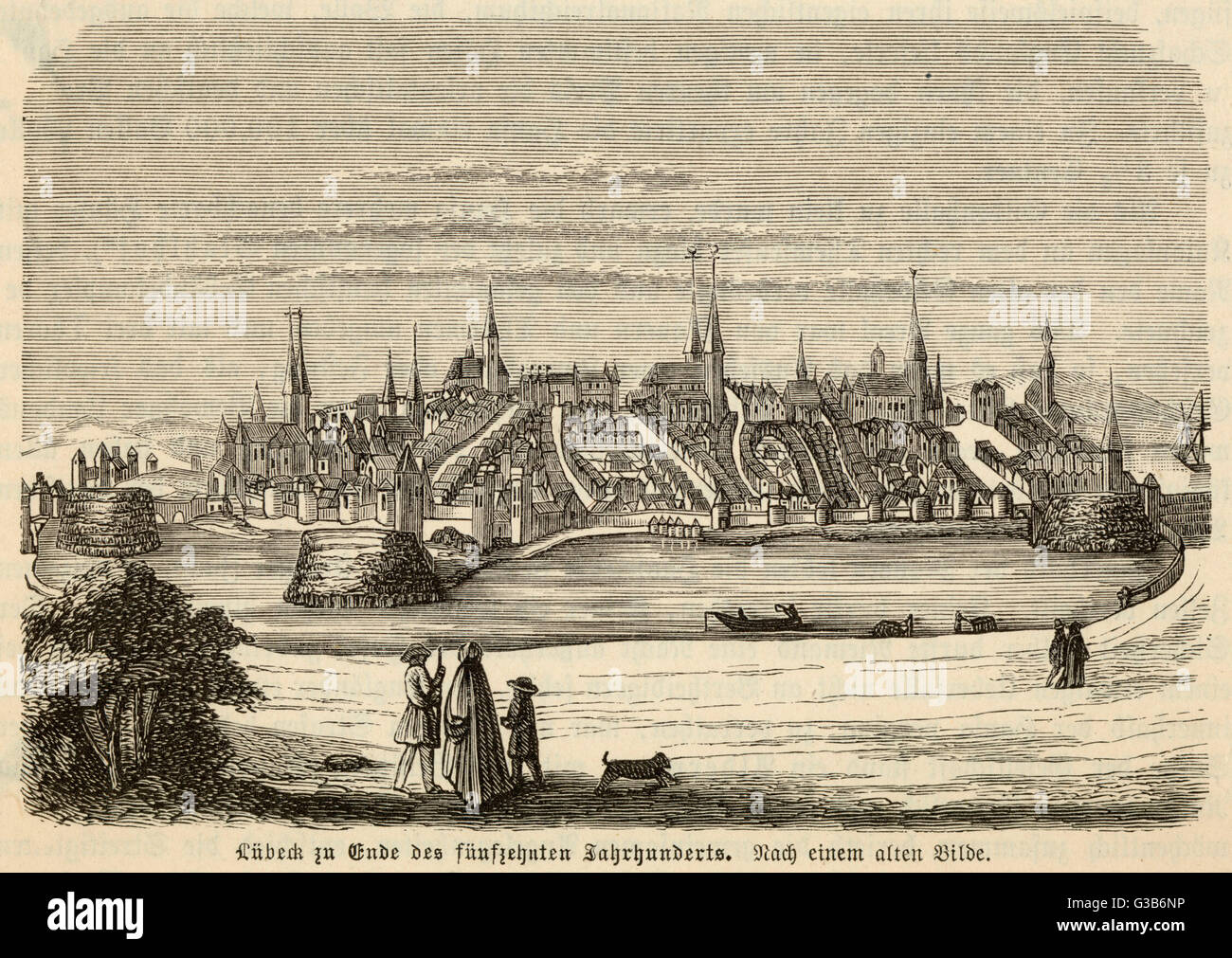 ALLEMAGNE/LÜBECK/FIN 16C Banque D'Images