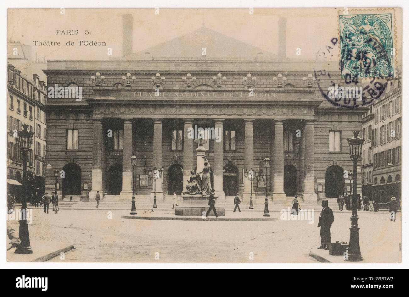 L'ODÉON/PARIS/1904 Banque D'Images