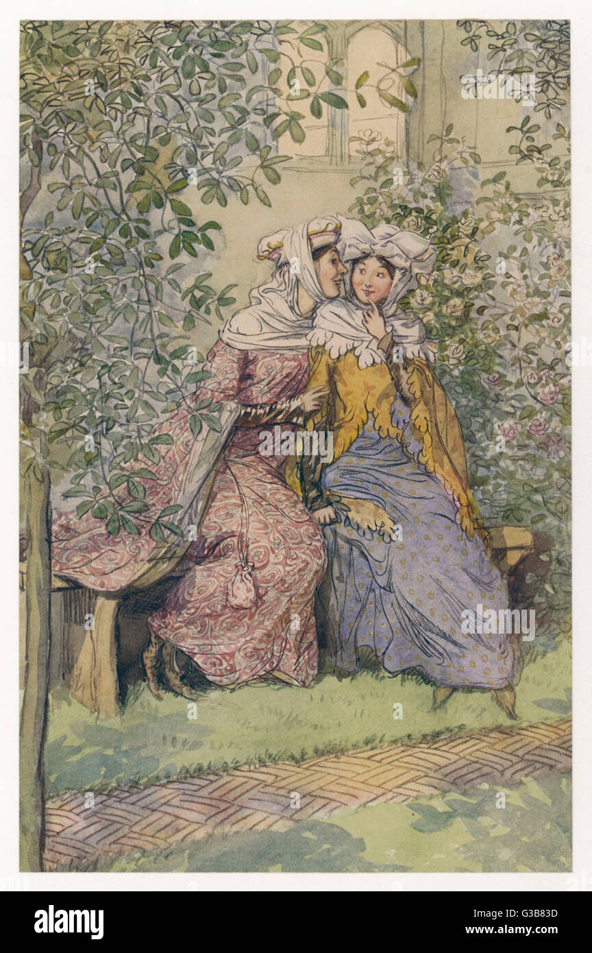 JOYEUSES ÉPOUSES DE WINDSOR Banque D'Images