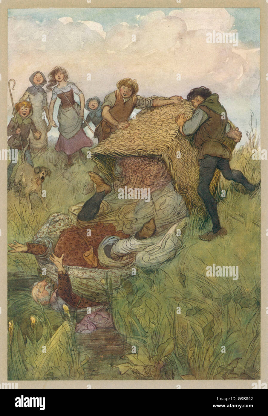 Joyeuses épouses de Windsor, Falstaff Banque D'Images