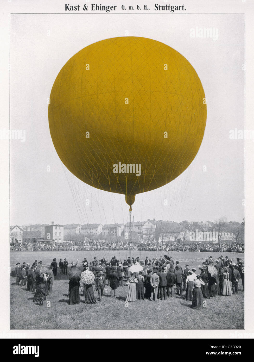Vu Ballon allemand Banque D'Images