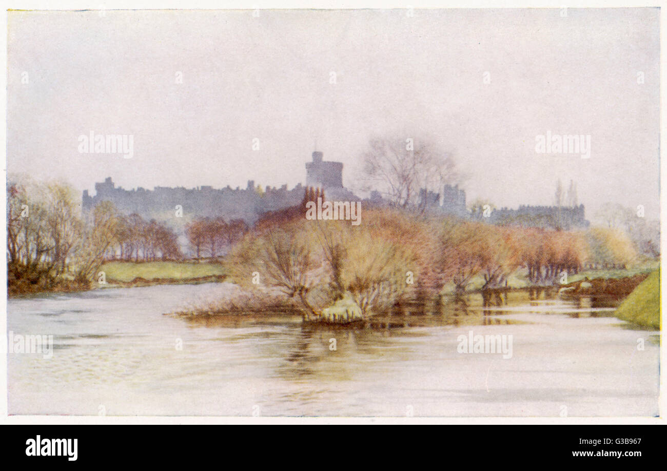 WINDSOR/FELLOWS EYOT Banque D'Images