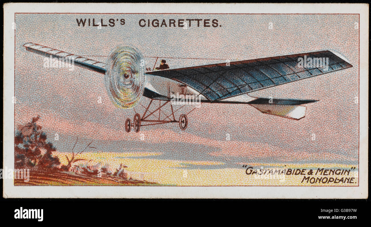 Levasseur's 'Gastambide- Mengin monoplan', la première d'une série (plus tard connu sous le nom de 'Charlotte') : plusieurs modèles de cette conception très avancées sont produits en 1908. Date : 1908 Banque D'Images