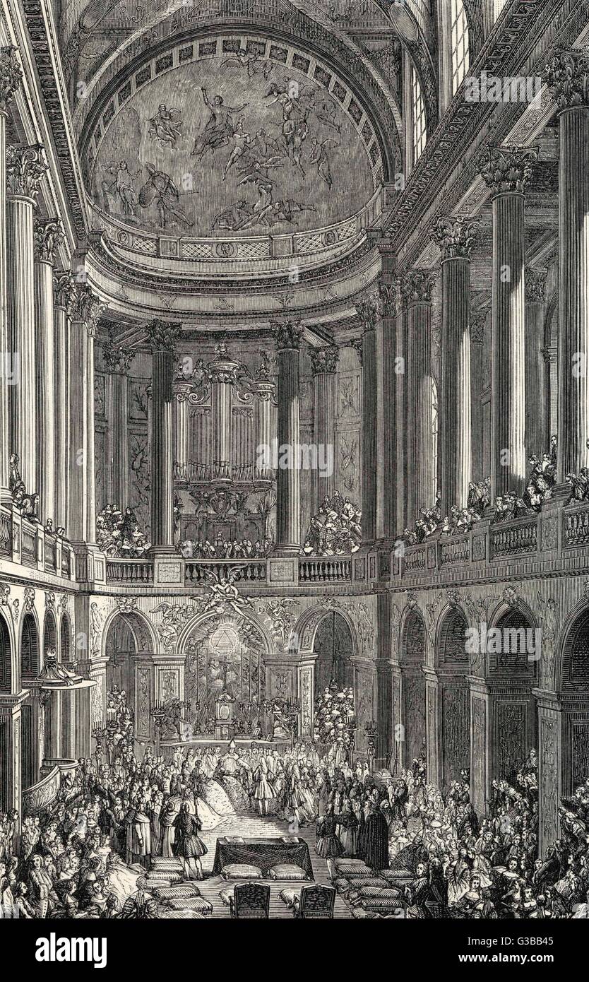 MARIAGE DE DAUPHIN/1745 Banque D'Images