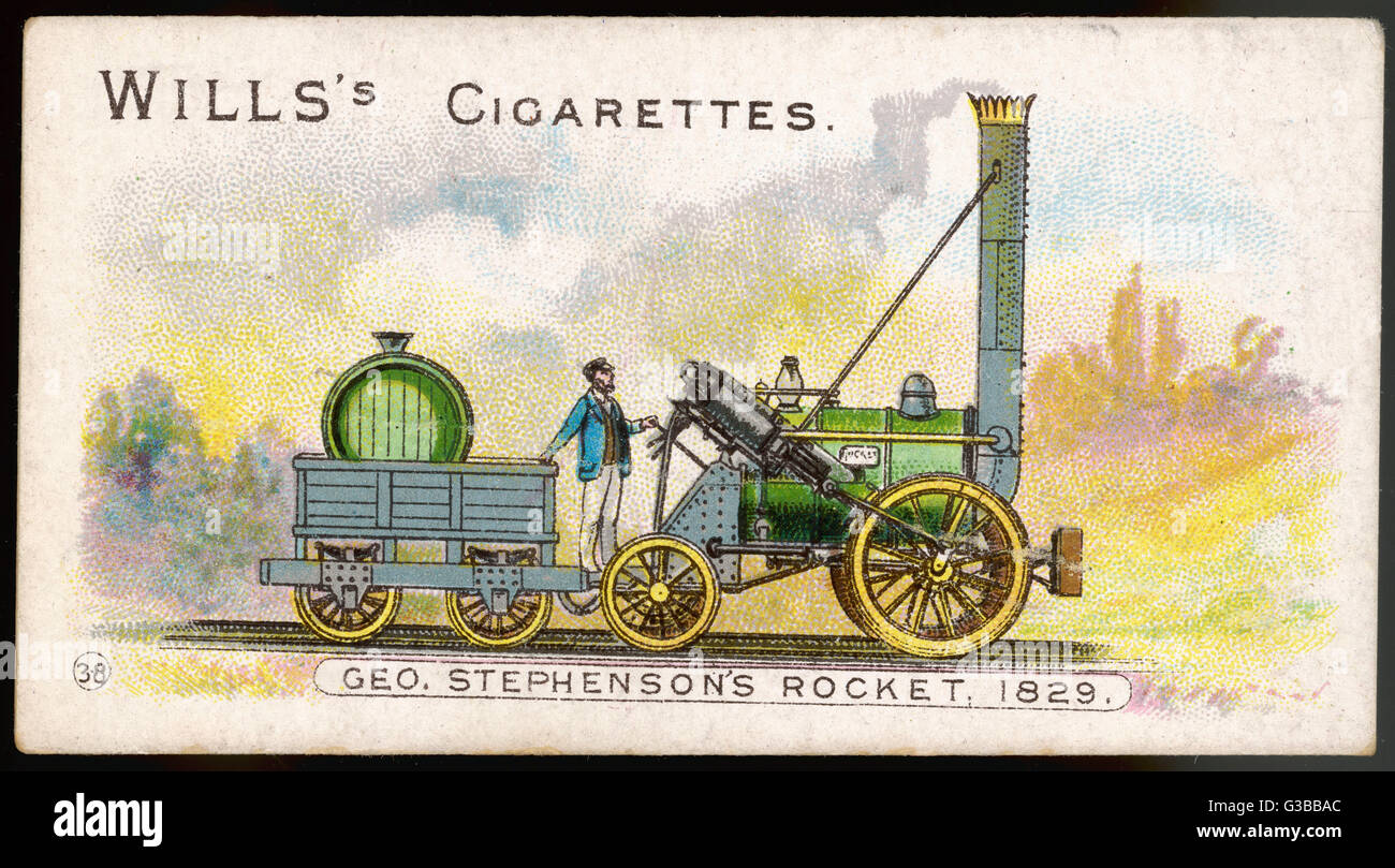 Stephenson's 'Rocket' Date : 1829 Banque D'Images