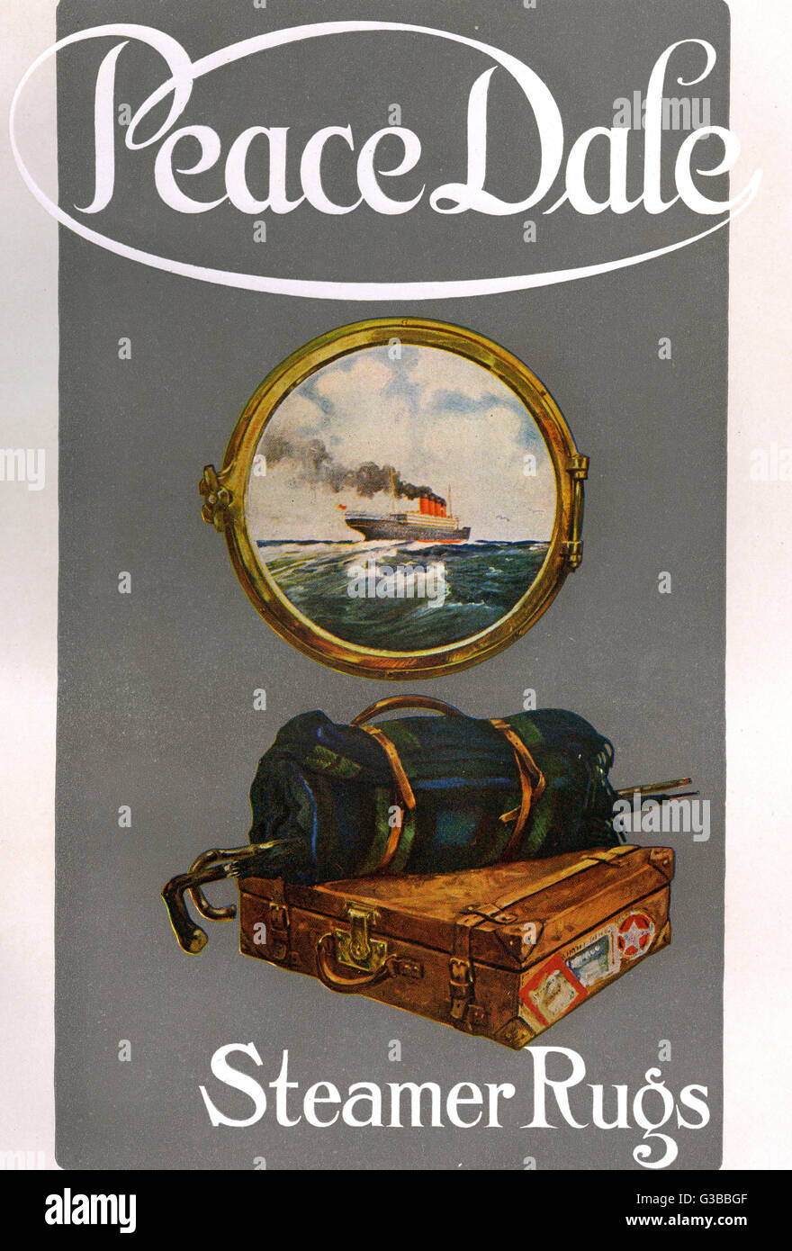 PUBLICITÉ SUR LES TAPIS DE DÉFROISSEUR Banque D'Images