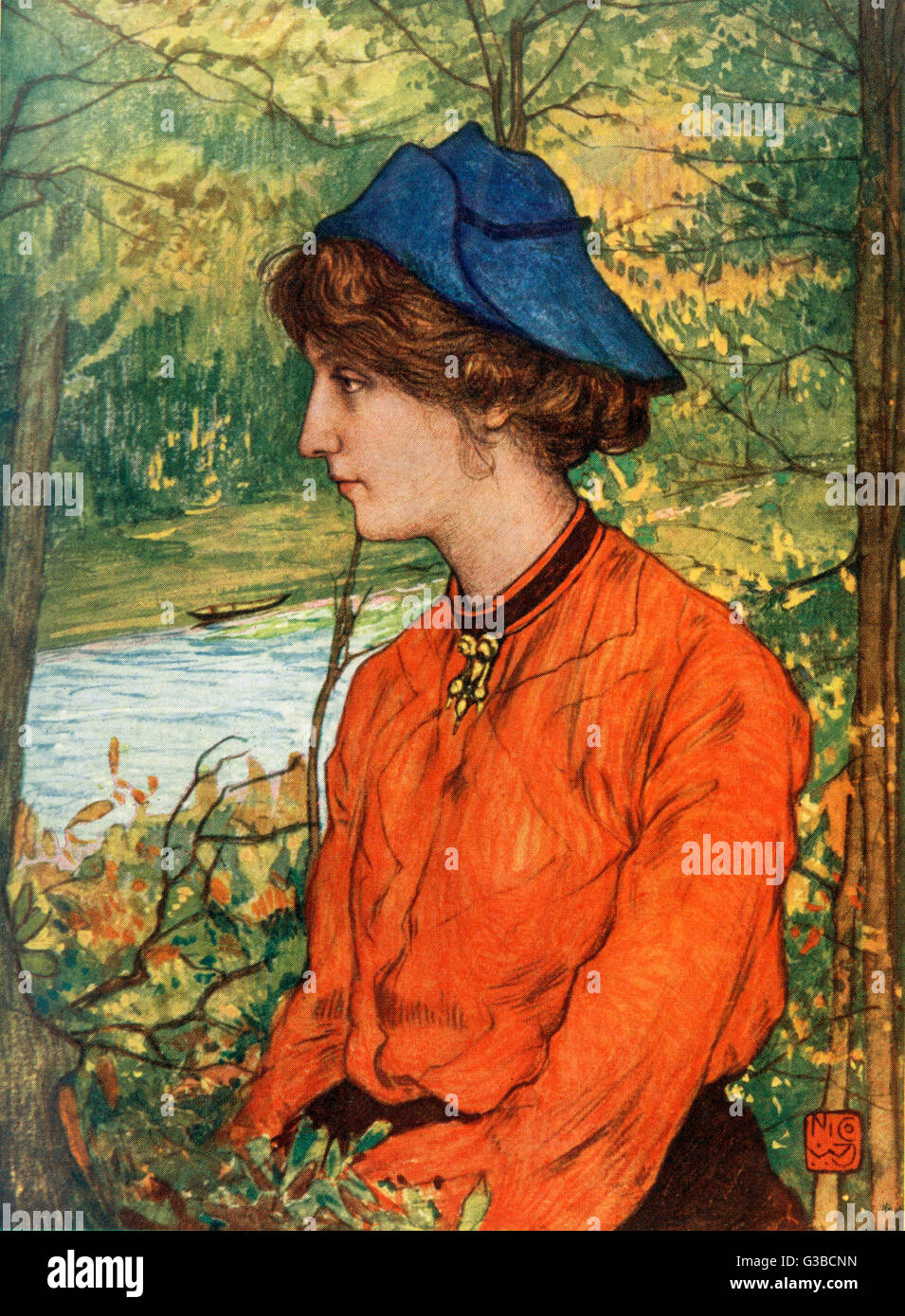 FEMME NORVÉGIENNE Banque D'Images FEMME NORVÉGIENNE Banque D'Images