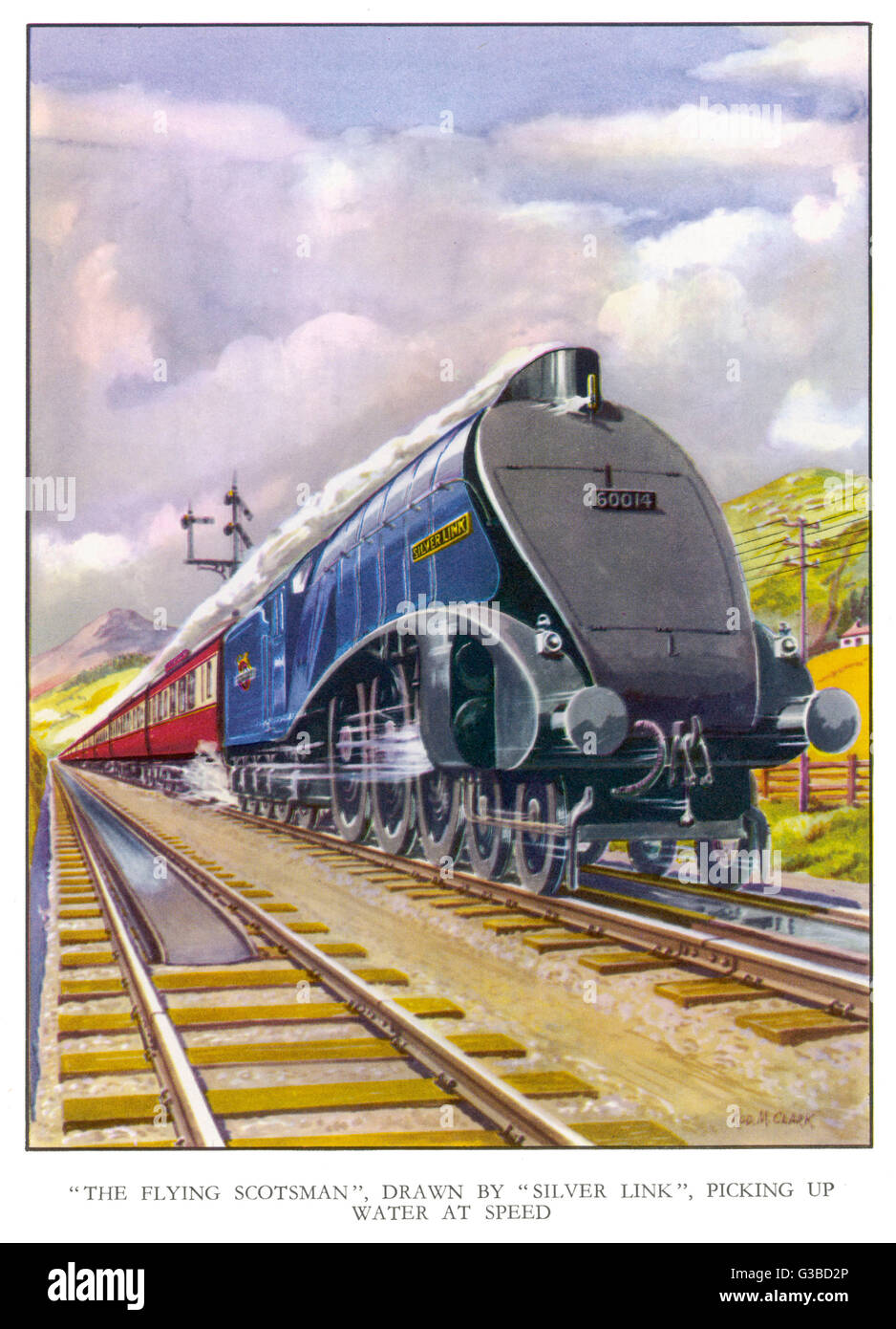 Flying Scotsman - célèbre train des chemins de fer britanniques Banque D'Images