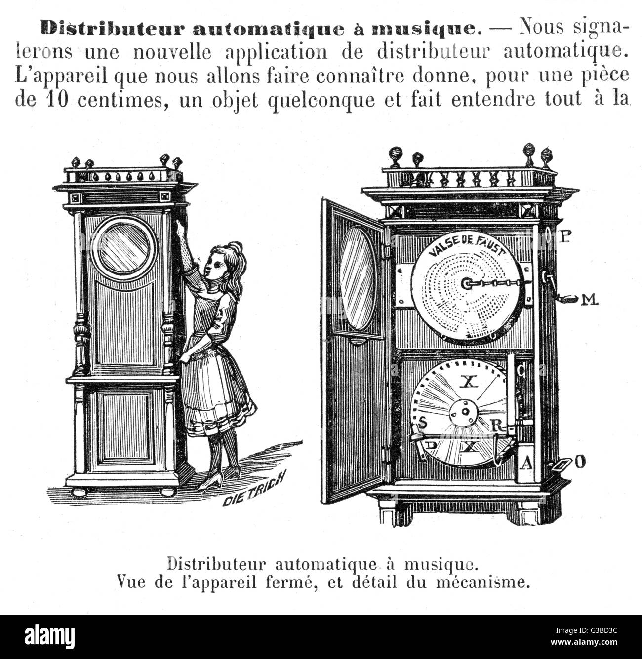 La première juke-box ? Banque D'Images