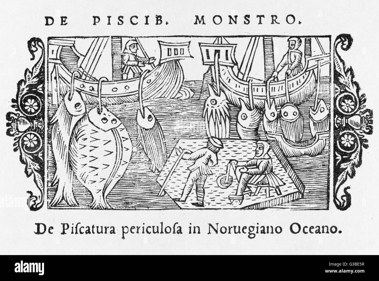 PÊCHE/NORVÈGE/DANGERS Banque D'Images