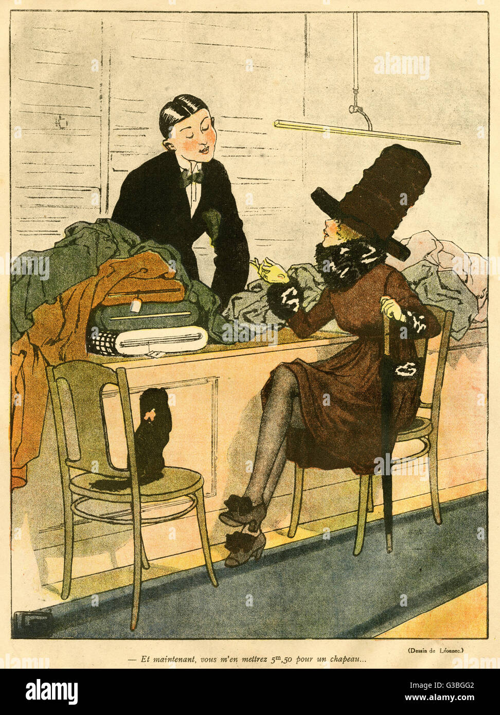 Commande de Hat Fabric 1917 Banque D'Images