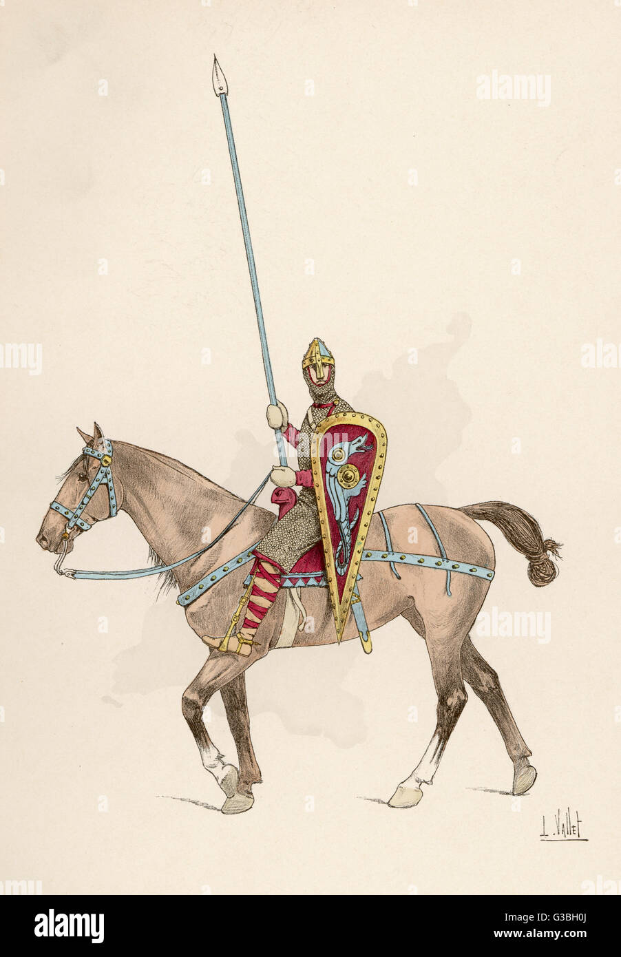 NORMAN HORSEMAN Banque D'Images